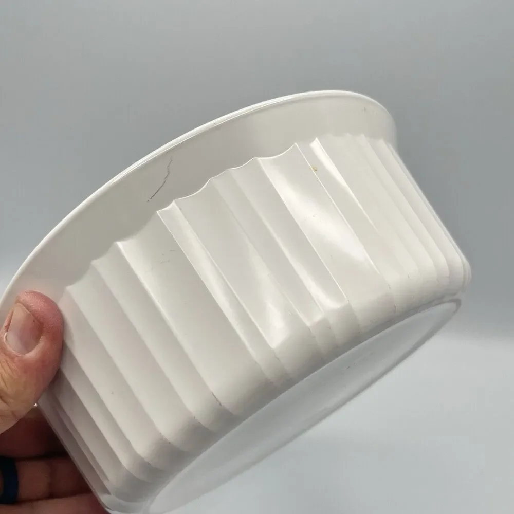 Vintage Corning Ware F-5-B French White 1.6 L Casserole Dish with No Lid
